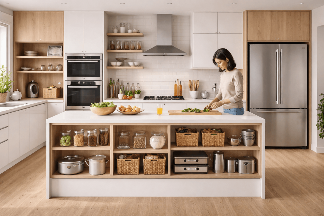 廚房收納怎麼設計更順手？裝潢規劃與空間整理全解析